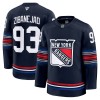 Mænd NHL New York Rangers Trøje 2024-25 Fanatics Premium Mika Zibanejad Navy Tredje